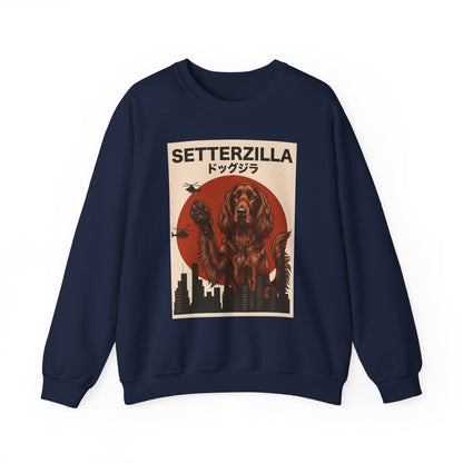 Irish Setter Setterzilla Crewneck Sweatshirt