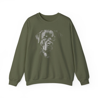 Rottweiler Engraved Crewneck Sweatshirt