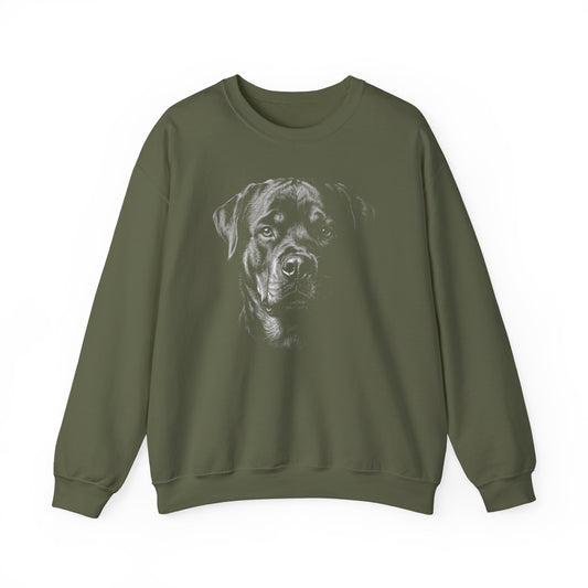 Rottweiler Engraved Crewneck Sweatshirt
