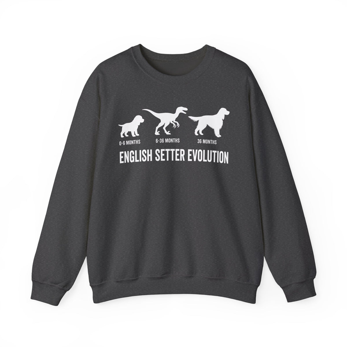 English Setter Evolution Crewneck Sweatshirt