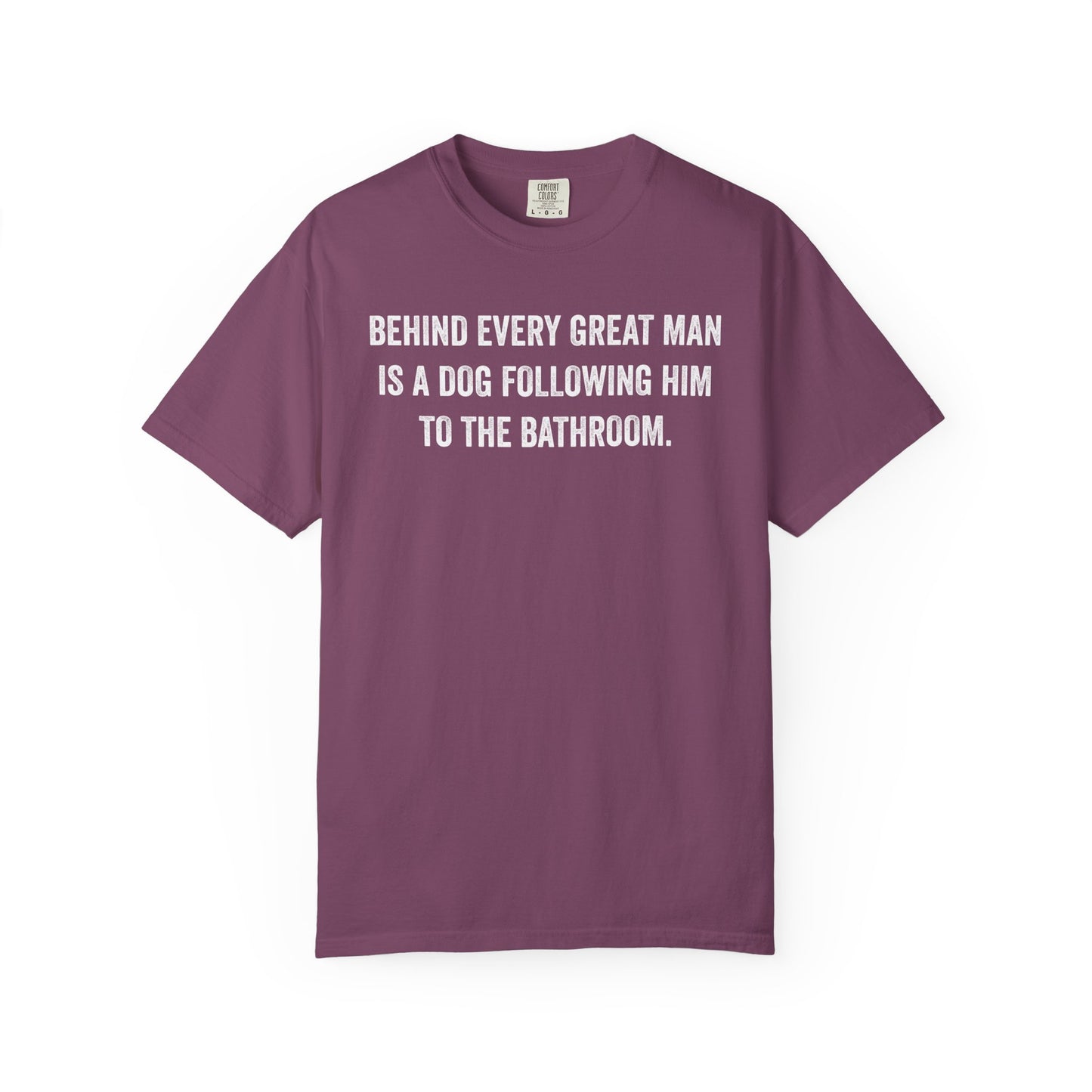 Great Man Dog Following Premium Tee