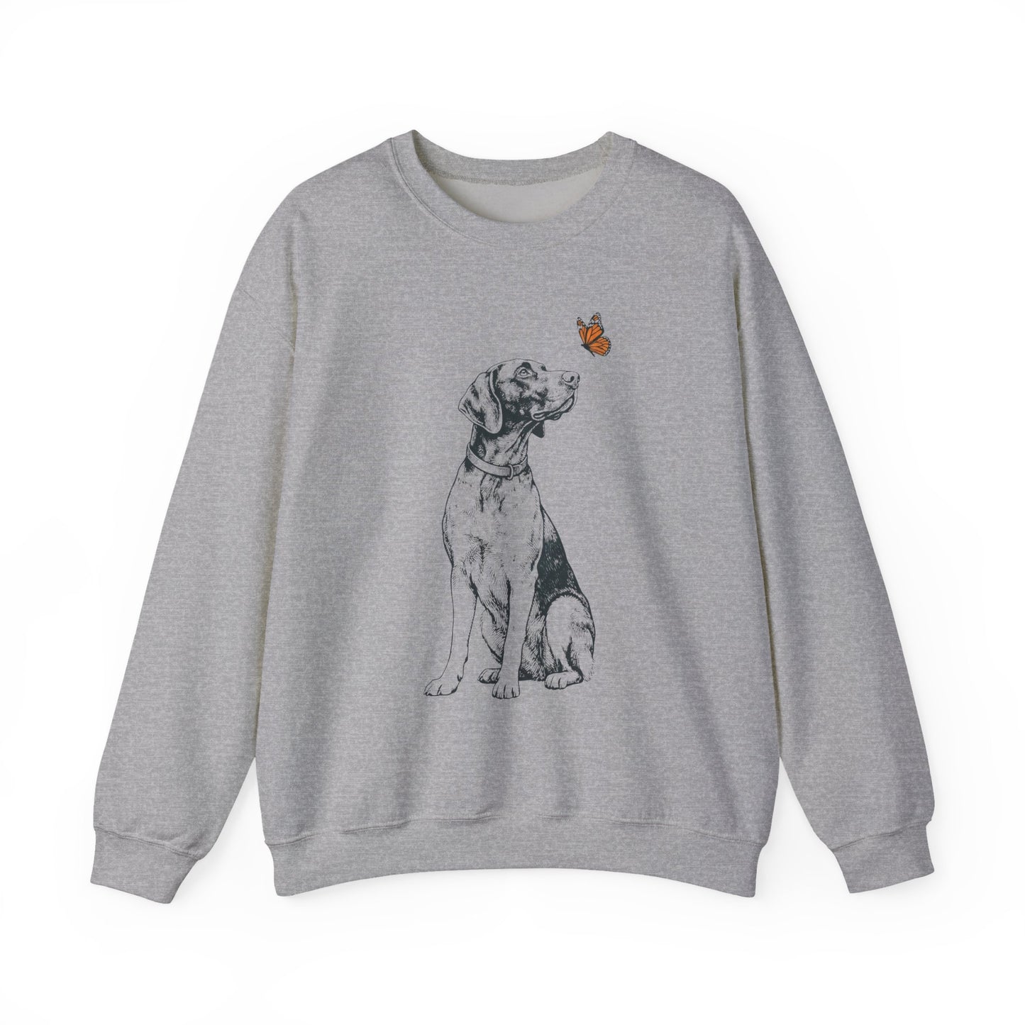German Shorthaired Pointer Butterlfy Crewneck Sweatshirt