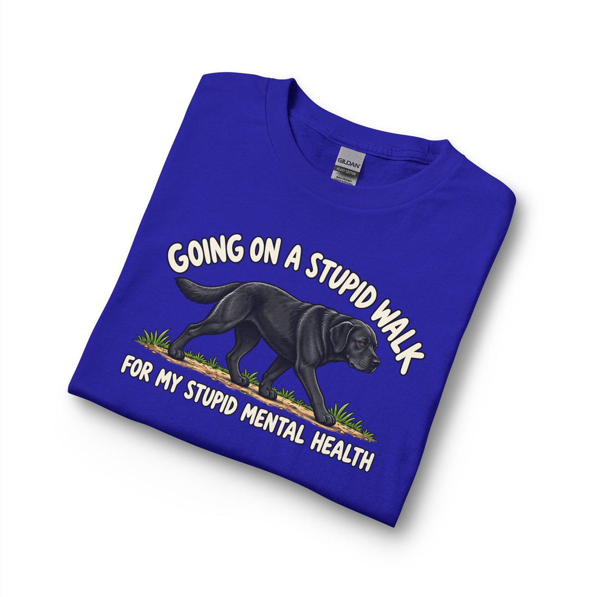 Black Labrador Stupid Walk Long Sleeve