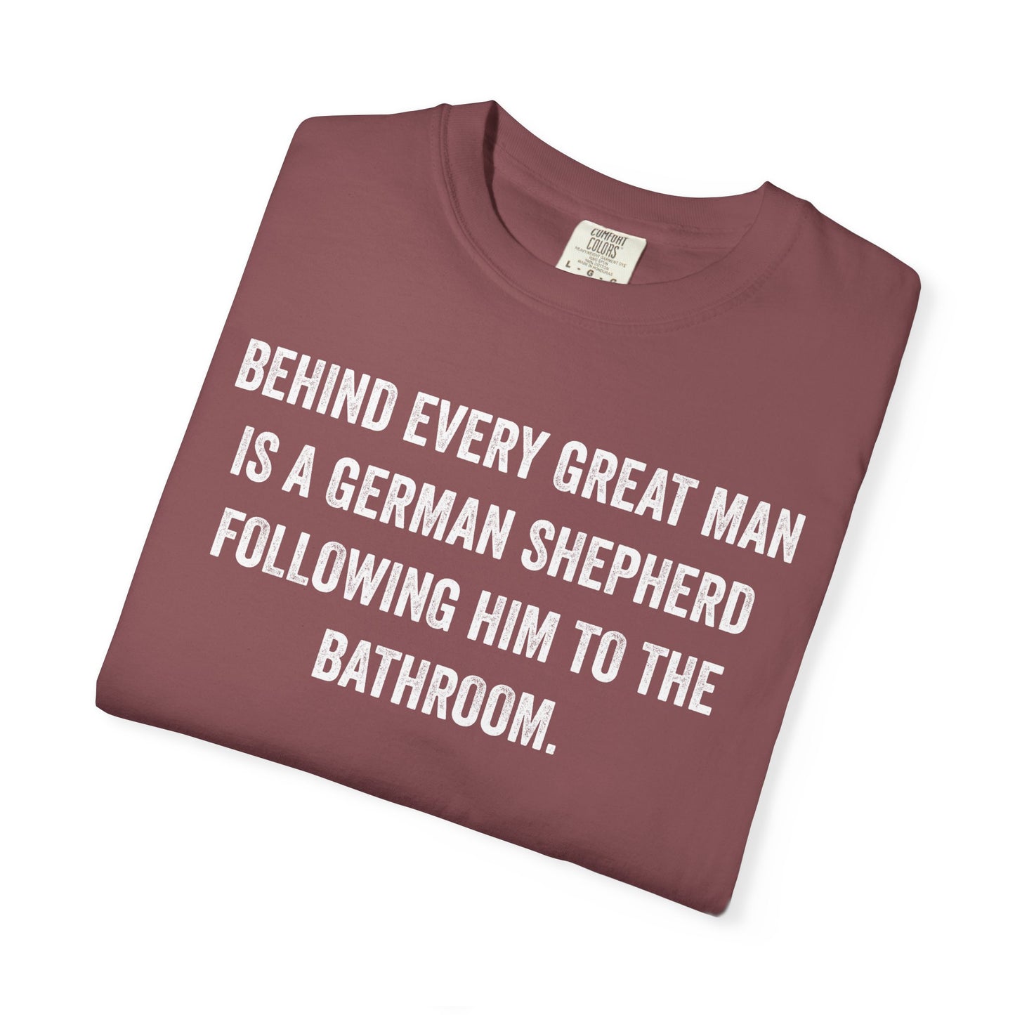 German Shepherd Dad Bathroom Premium Tee