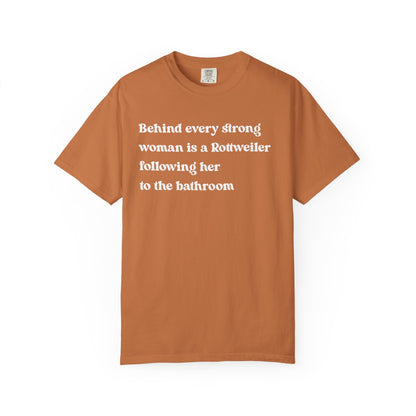 Rottweiler Strong Woman Premium Tee