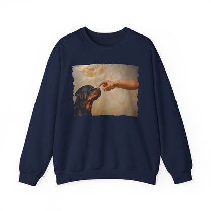 Rottweiler Creation Crewneck Sweatshirt