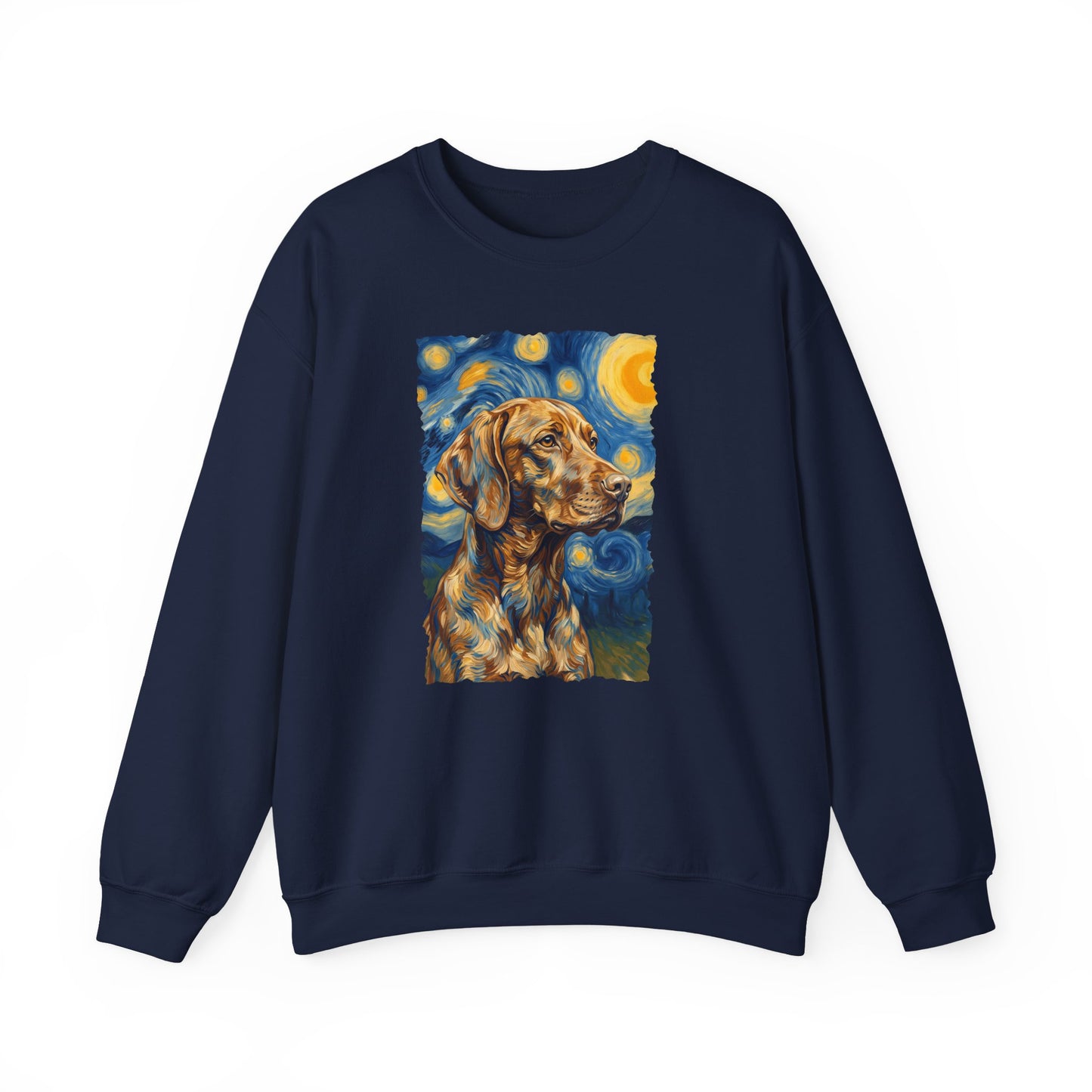 Vizsla Van Gogh Crewneck Sweatshirt