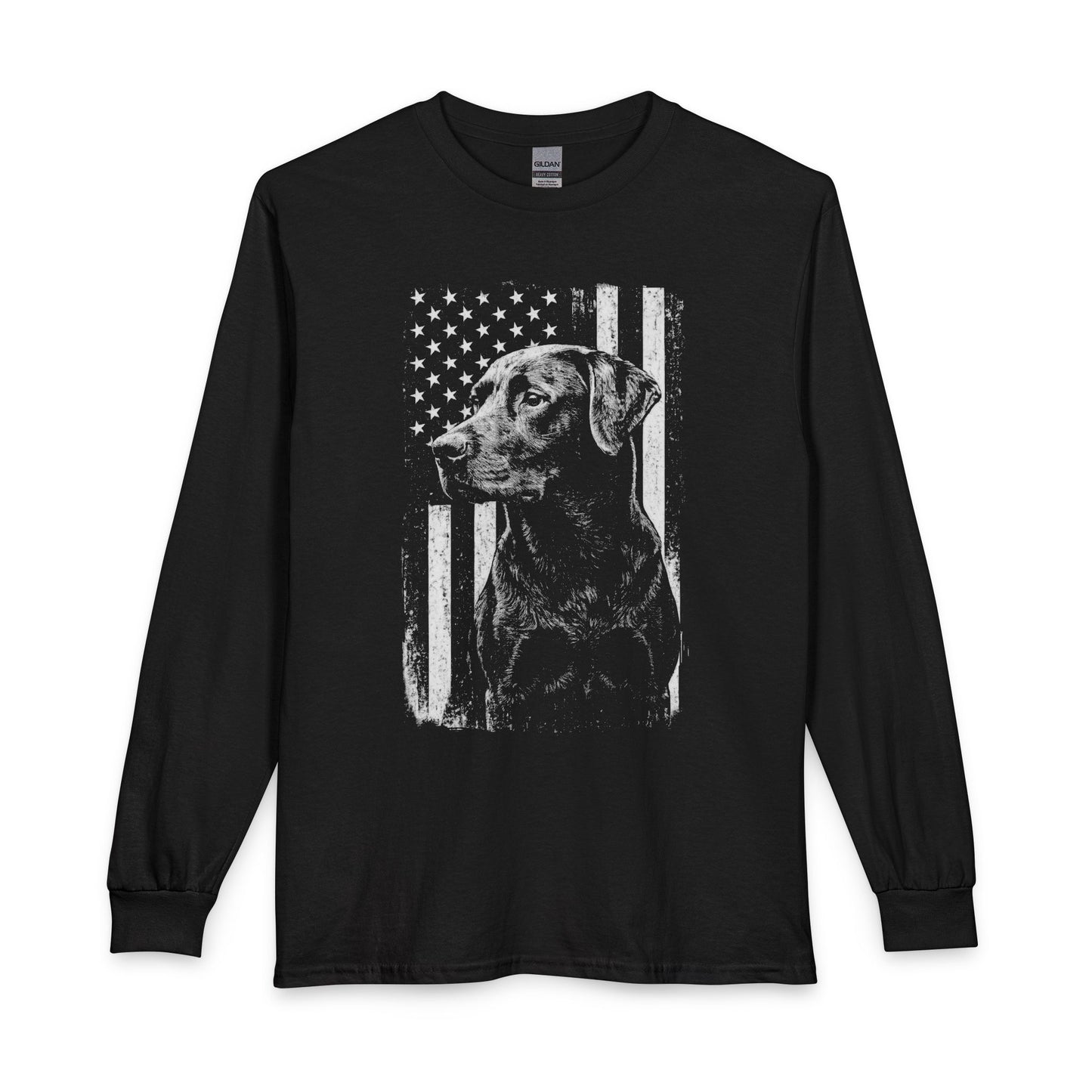 Labrador USA Flag Long Sleeve