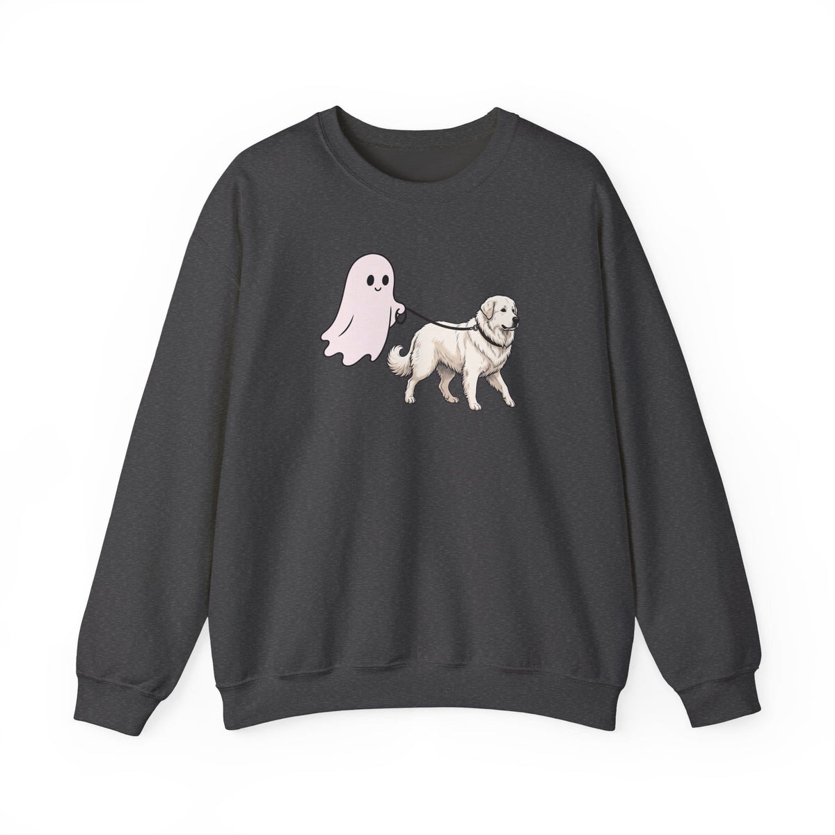 Great Pyrenees Ghost Walk Crewneck Sweatshirt