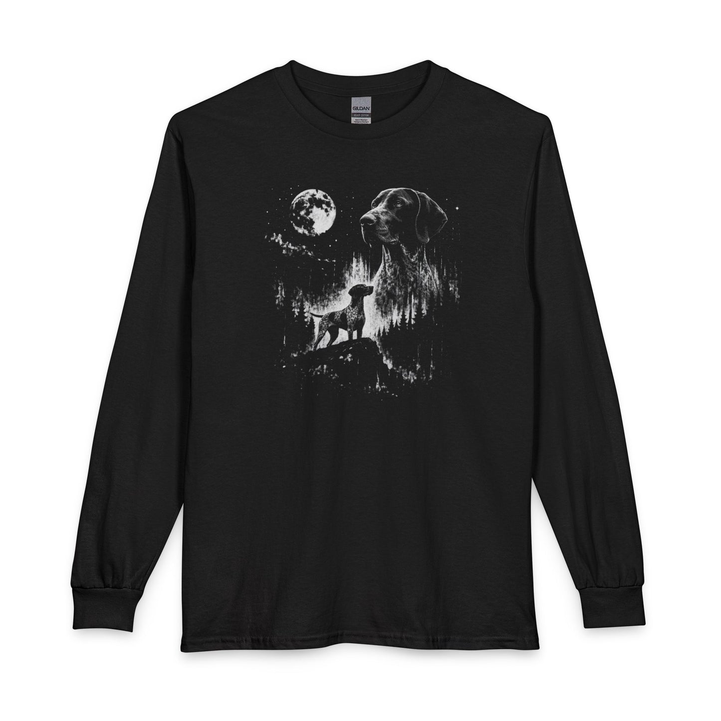 German Shorthaired Pointer Moon Long Sleeve