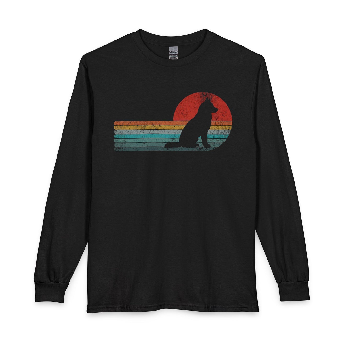 Retro Husky Long Sleeve