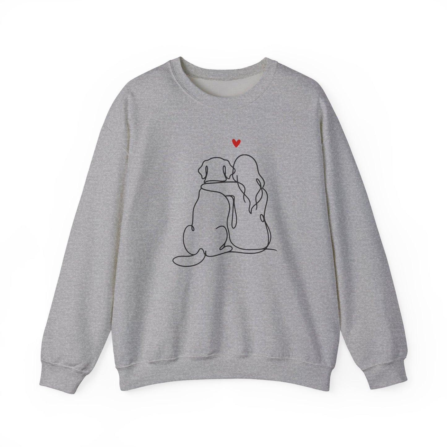 Labrador and Girl Love Crewneck Sweatshirt