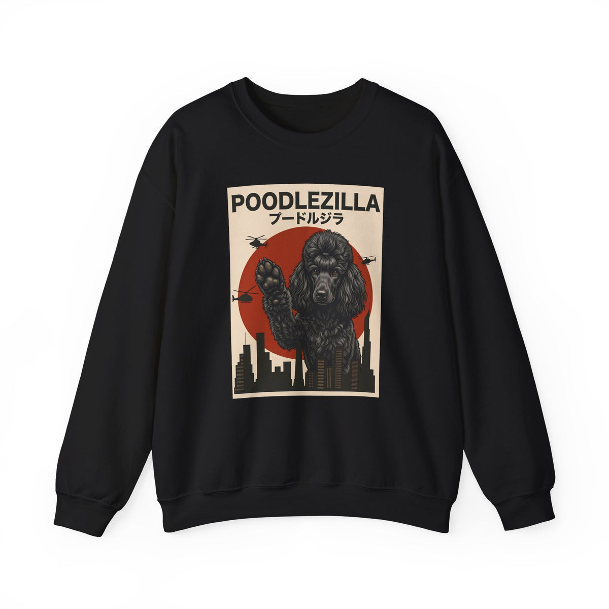 Standard Poodle Poodlezilla Crewneck Sweatshirt