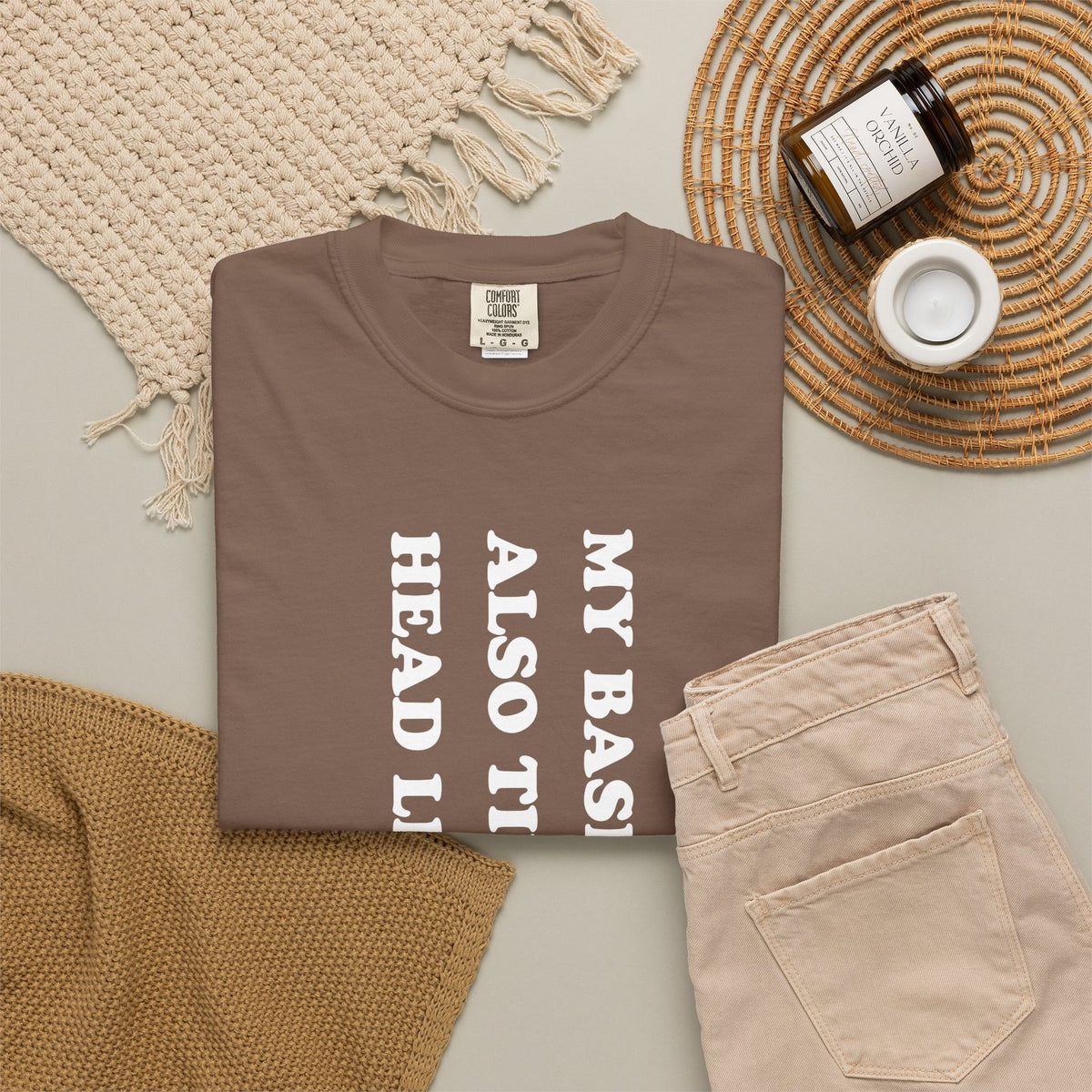 Basenji Tilts Her Head Premium Tee