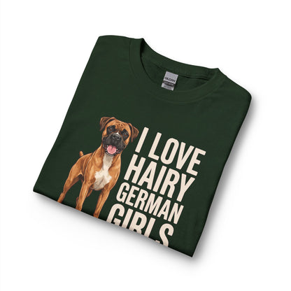 Fawn Boxer Hairy German Girl Long Sleeve