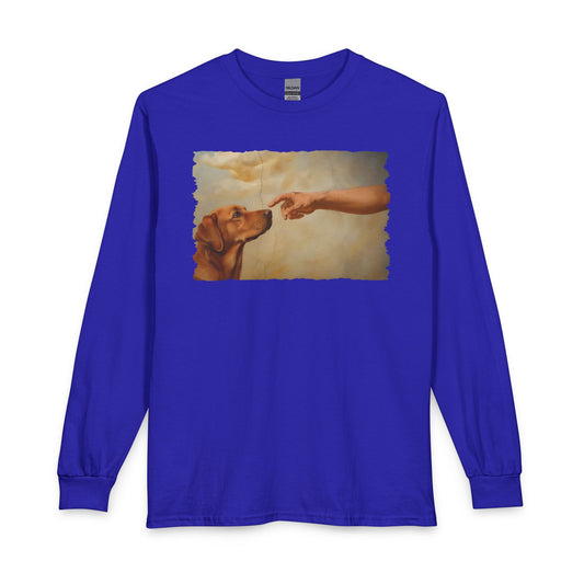 God Creates Fox Red Labrador Long Sleeve Royal