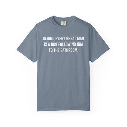 Great Man Dog Following Premium Tee