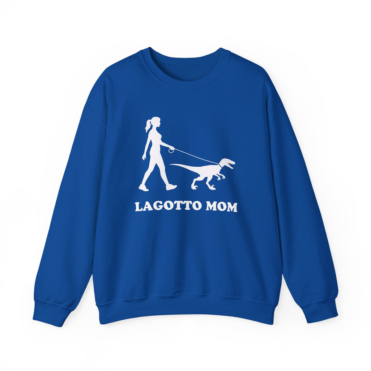 Lagotto Mom Crewneck Sweatshirt Royal