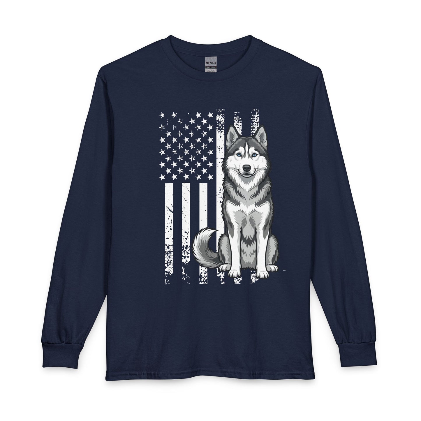 Husky USA Flag Long Sleeve