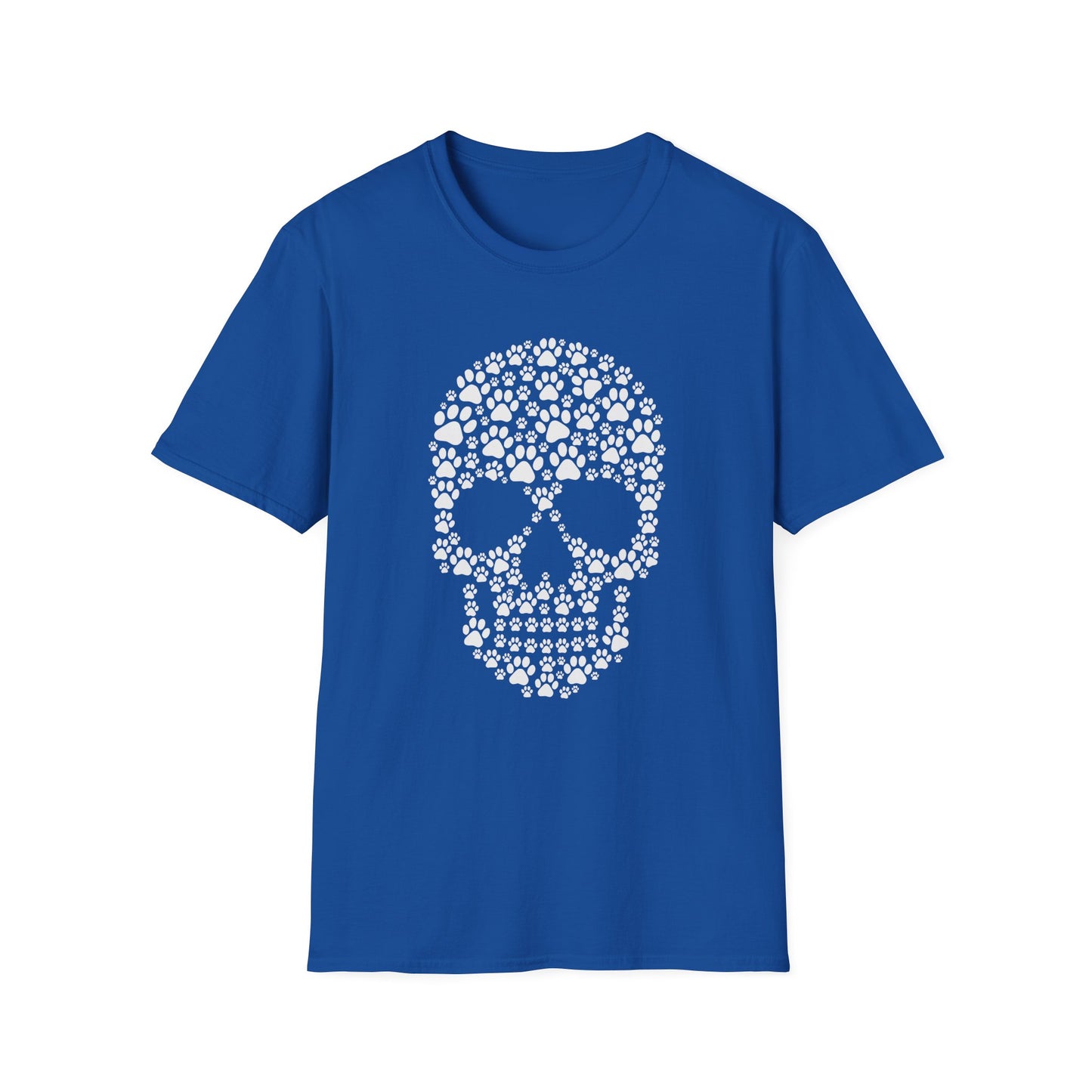 Paw Prints Halloween Skull
