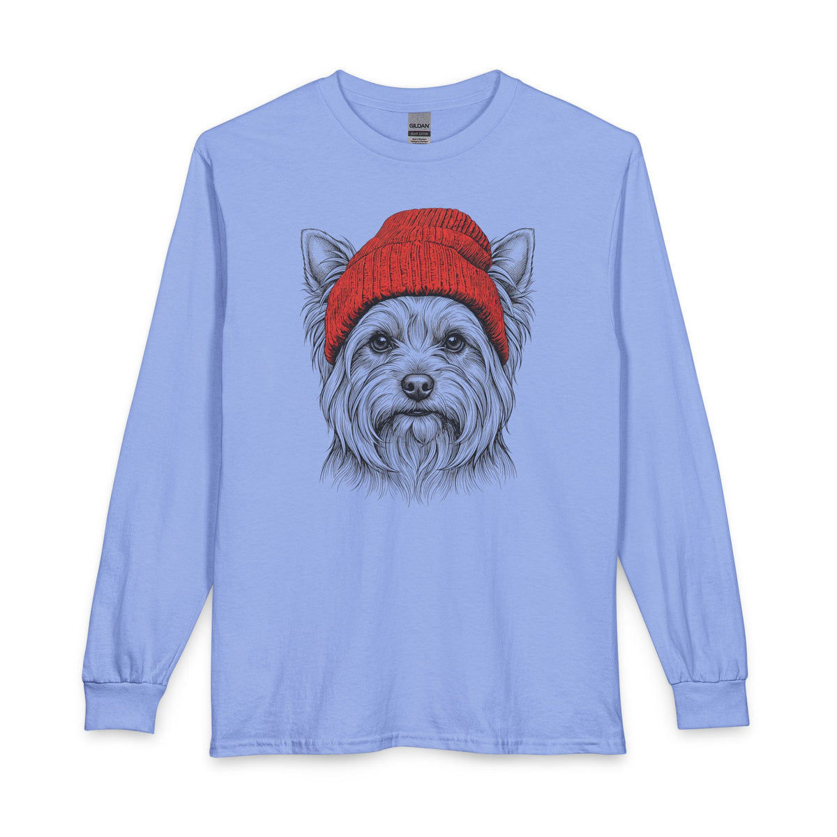 Yorkshire Terrier Beanie Long Sleeve Carolina Blue