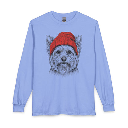 Yorkshire Terrier Beanie Long Sleeve Carolina Blue