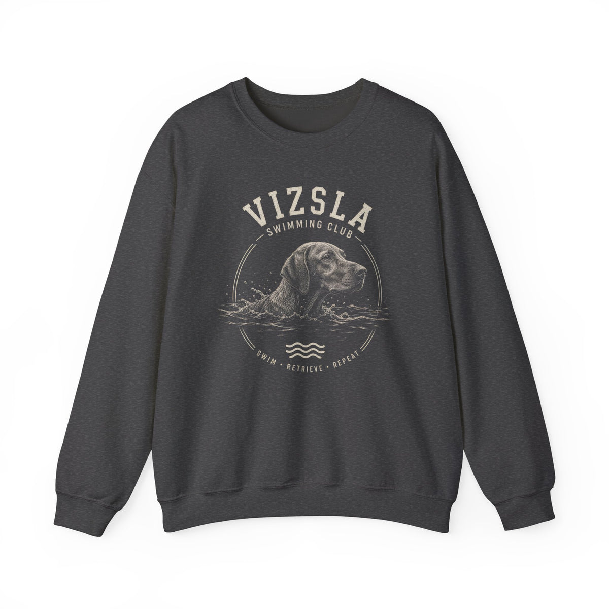 Vizsla Swimming Club Crewneck Sweatshirt