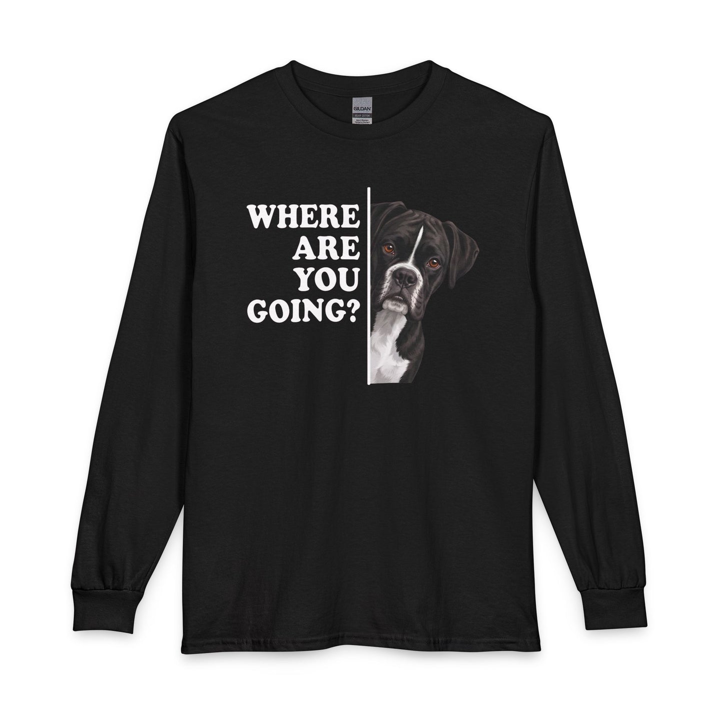 Black Boxer Alert Long Sleeve