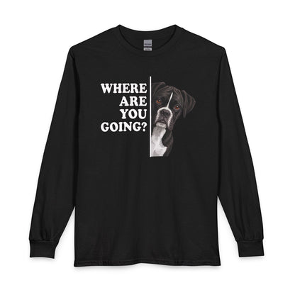 Black Boxer Alert Long Sleeve