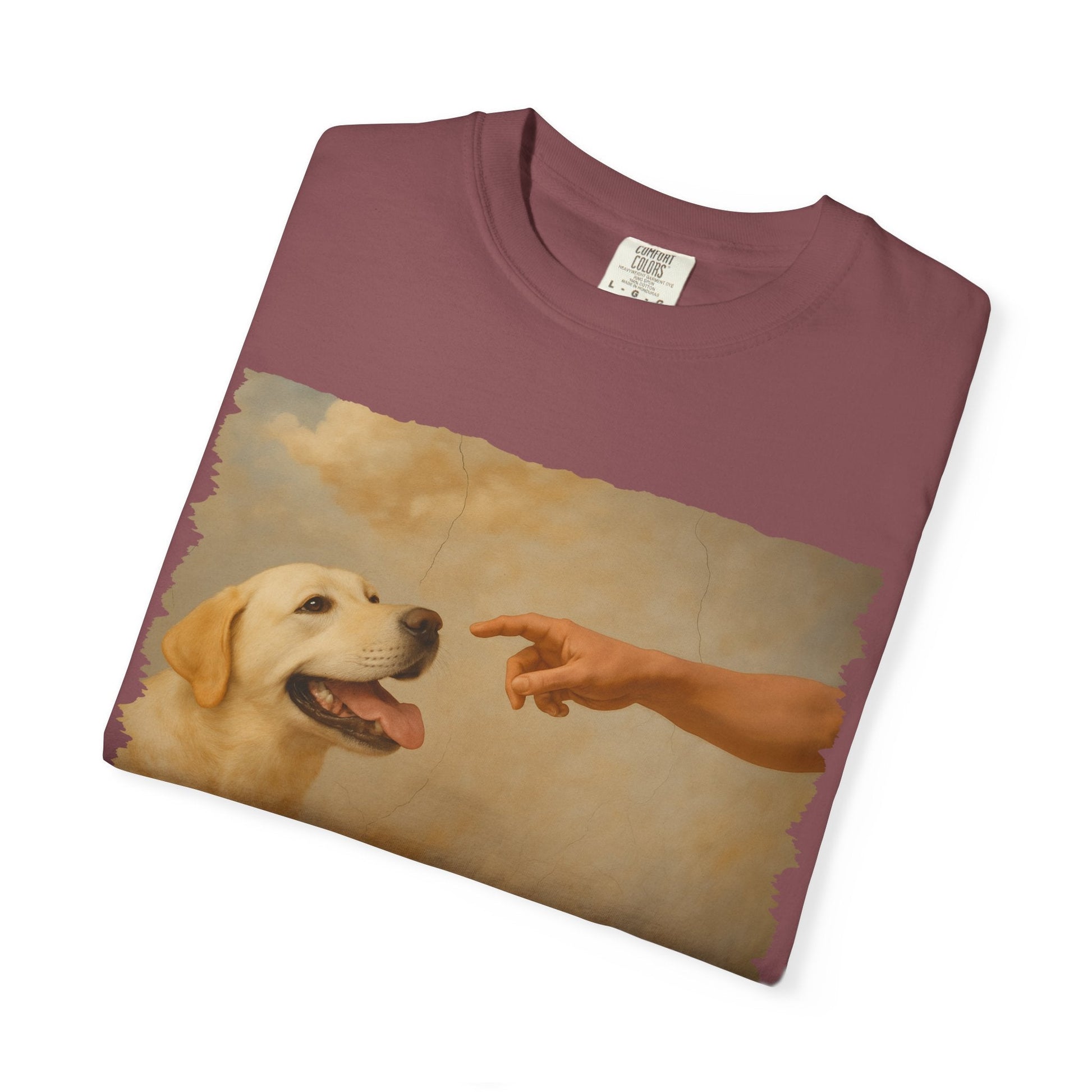 God Creates Yellow Lab Premium Tee