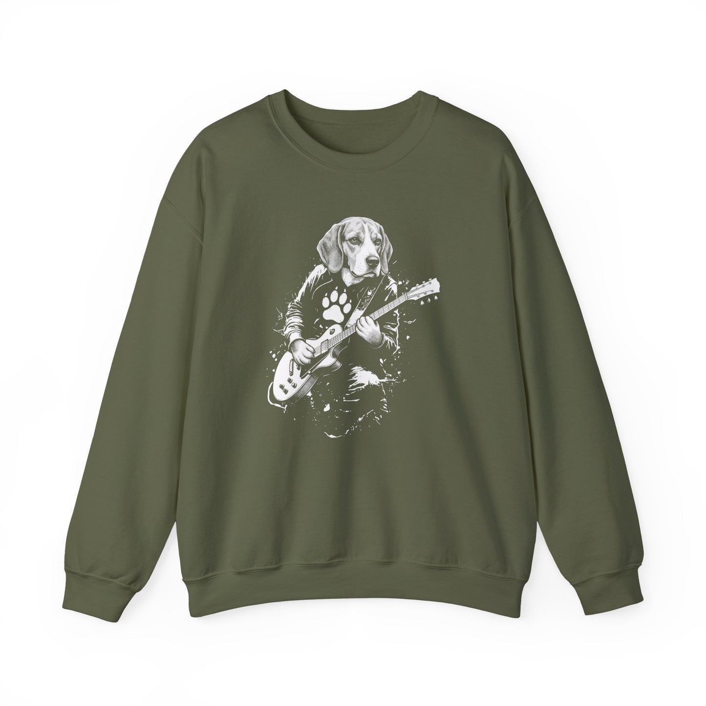 Beagle Guitar Crewneck Sweatshirt