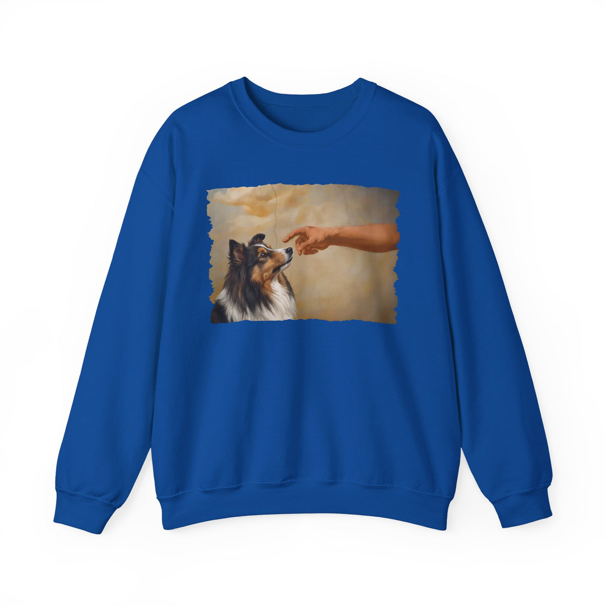 Shetland Sheepdog Creation Crewneck Sweatshirt