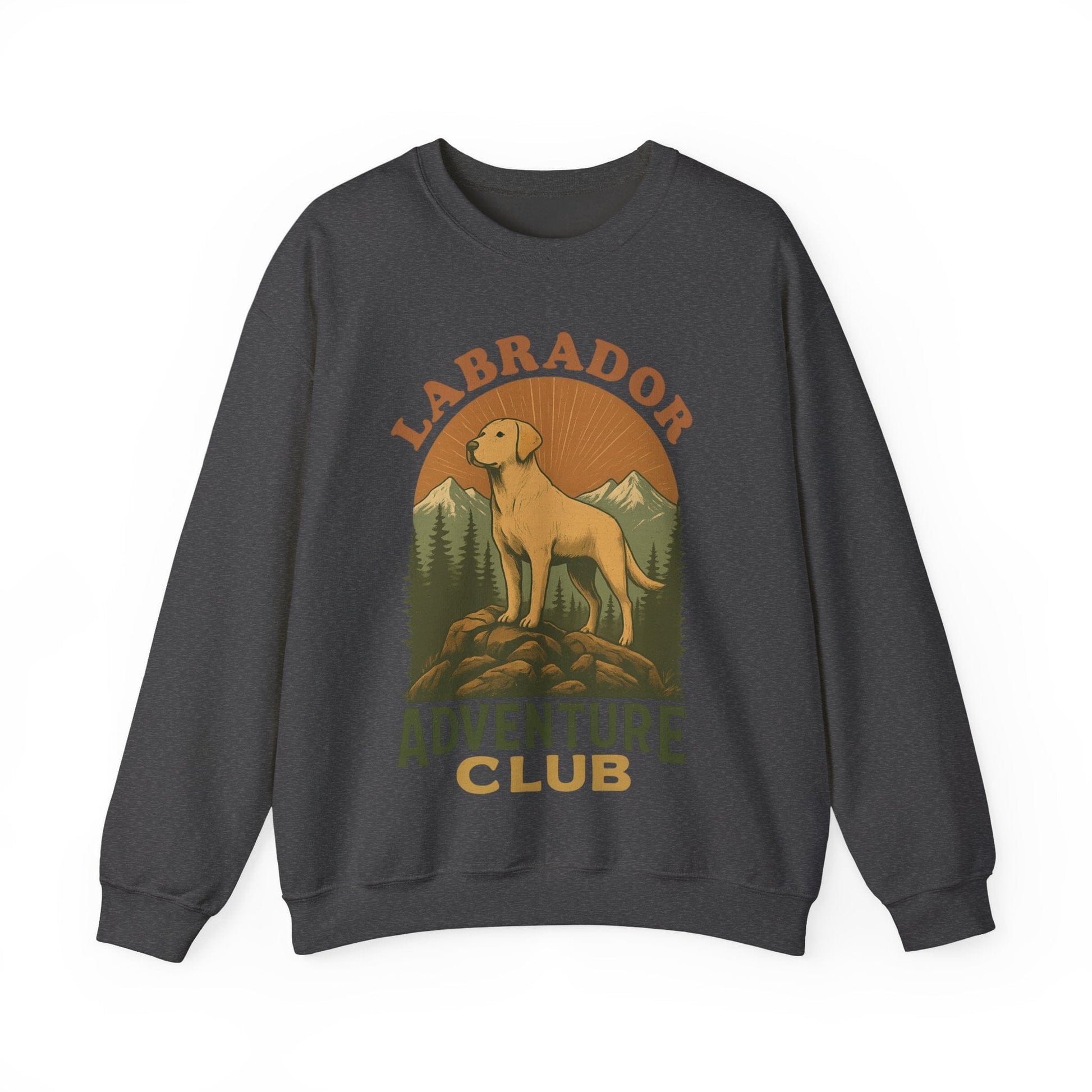 Labrador Adventure Club Crewneck Sweatshirt Dark Heather