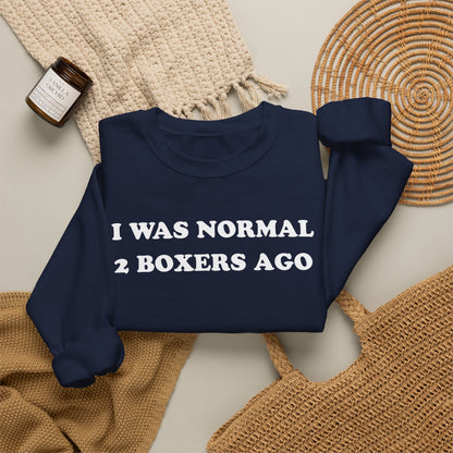 2 Boxers Crewneck Sweatshirt