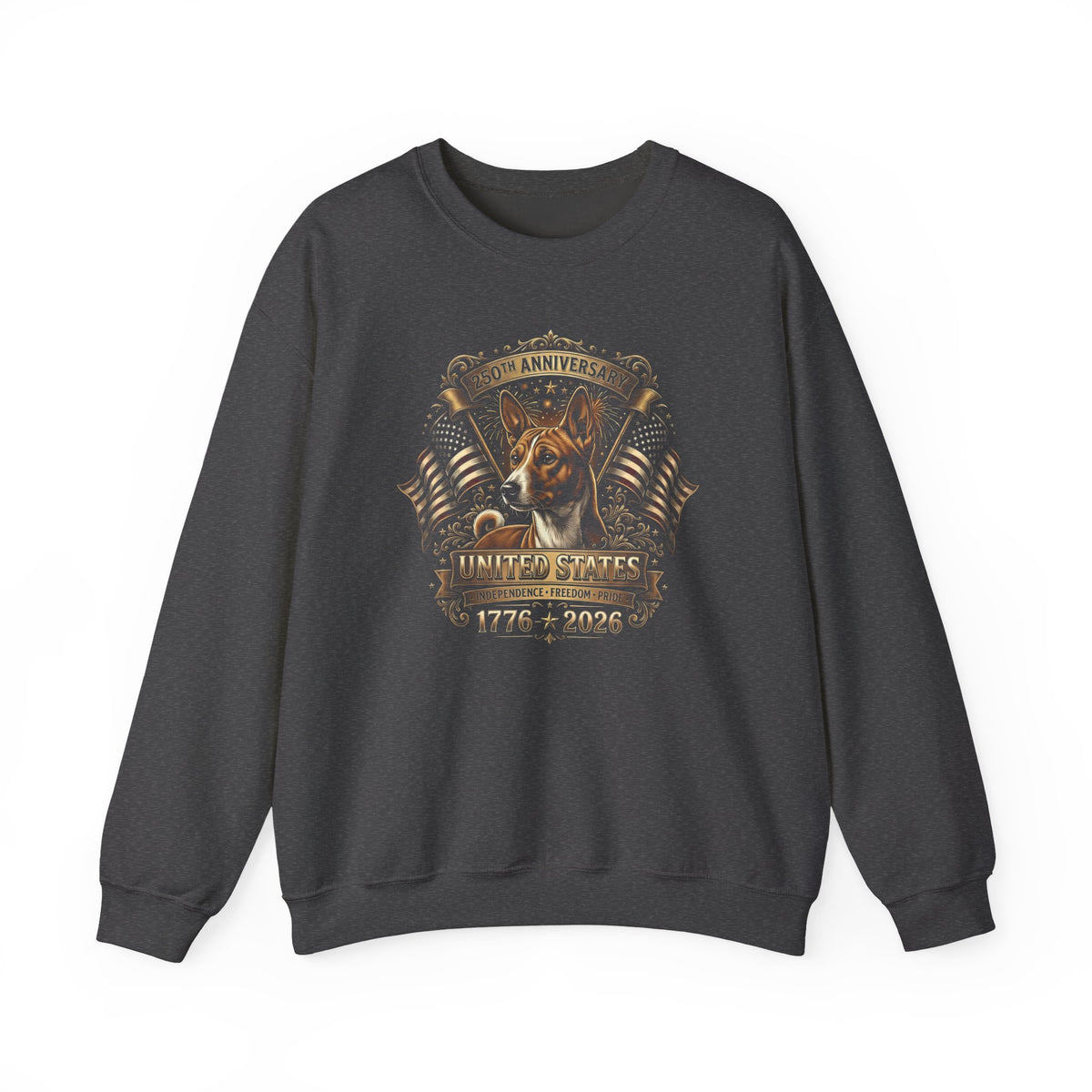 Basenji USA Crewneck Sweatshirt