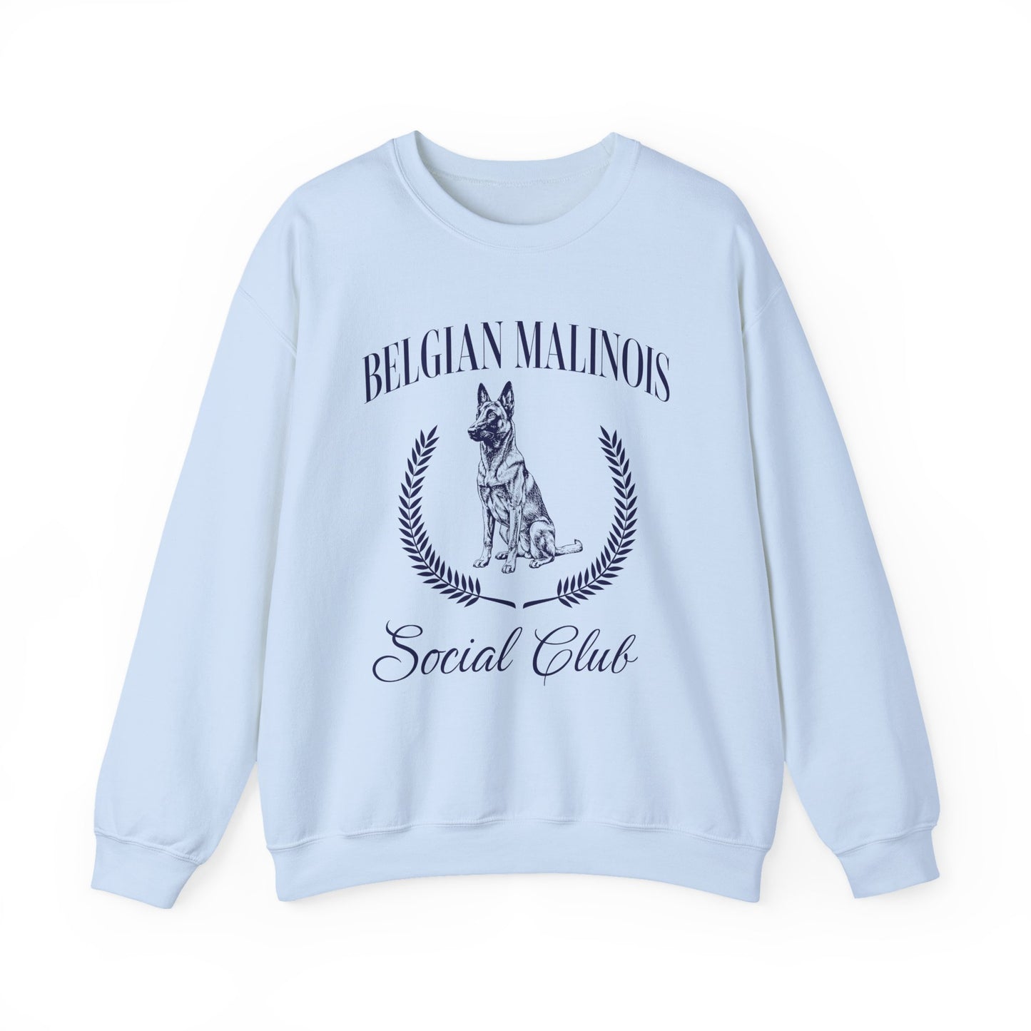 Belgian Malinois Social Club Crewneck Sweatshirt