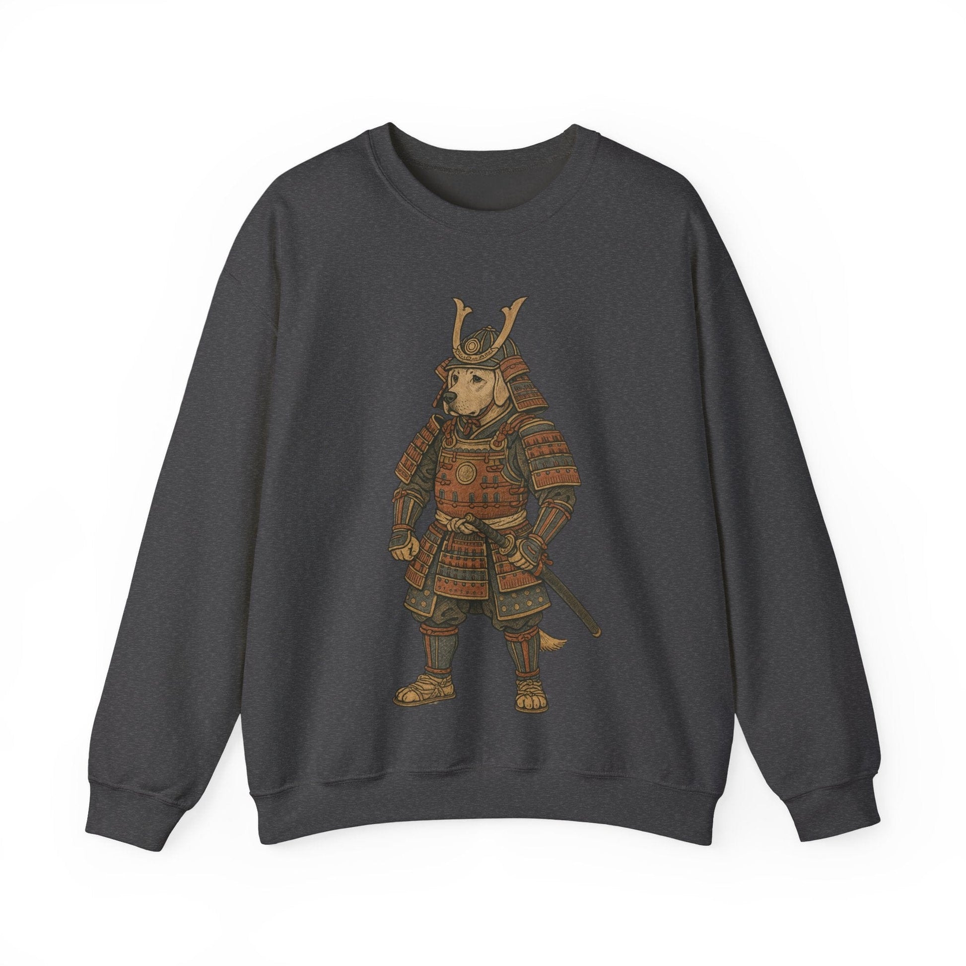 Labrador Samurai Crewneck Sweatshirt Dark Heather