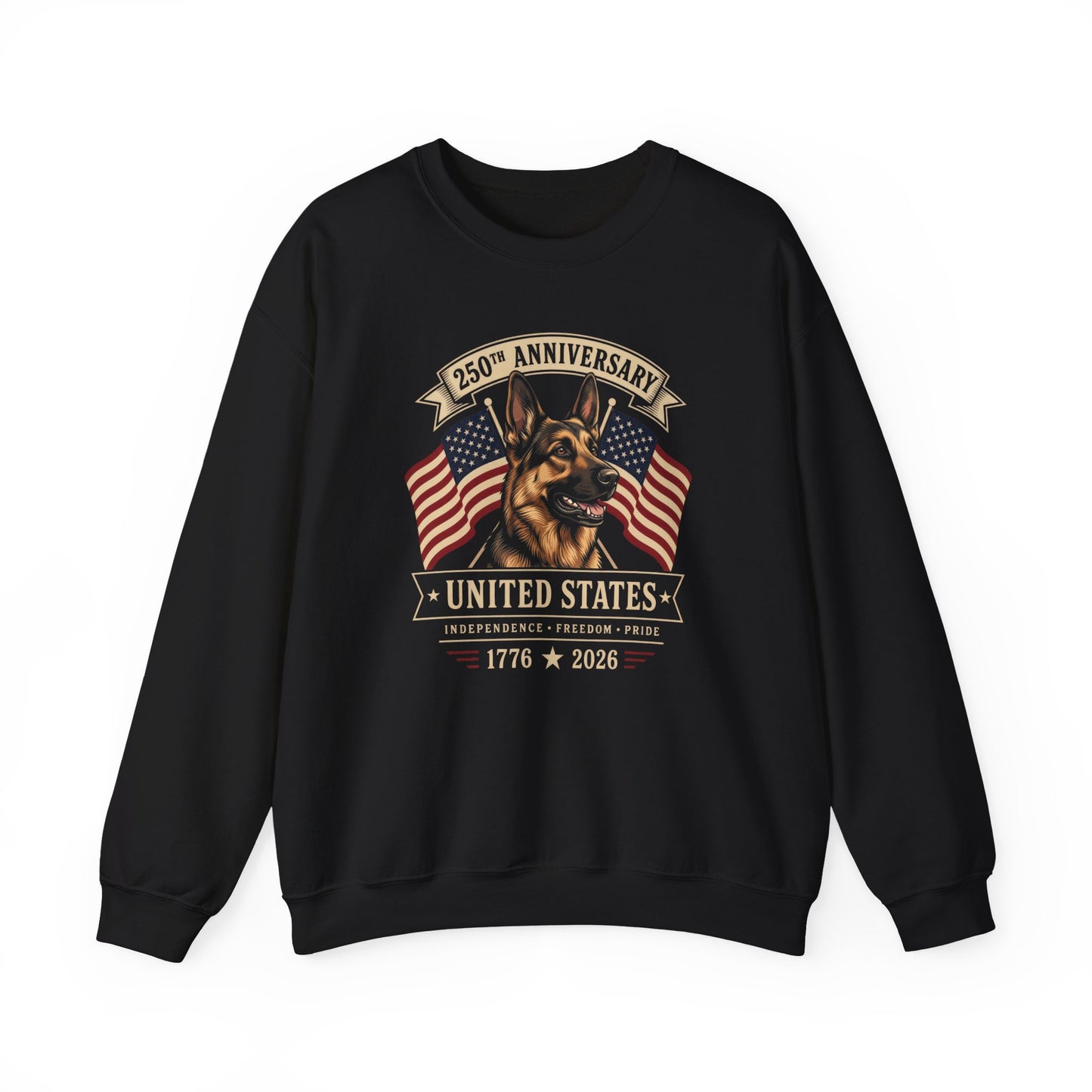 250 Years German Shepherd Crewneck Sweatshirt