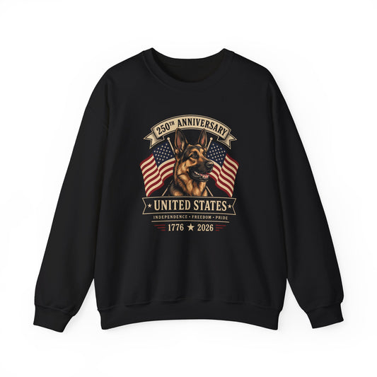 250 Years German Shepherd Crewneck Sweatshirt