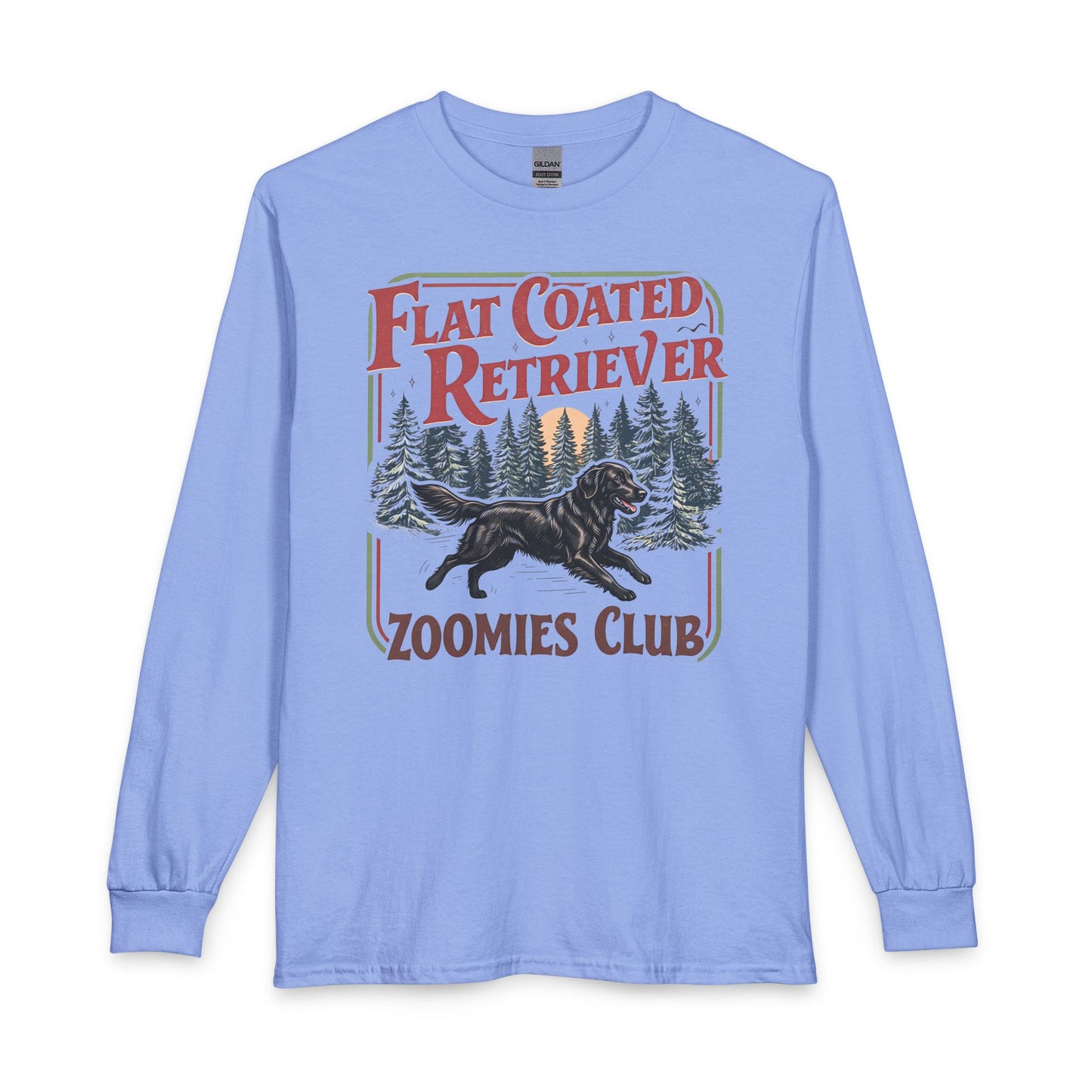 Flat Coated Retriever Zoomies Club Long Sleeve