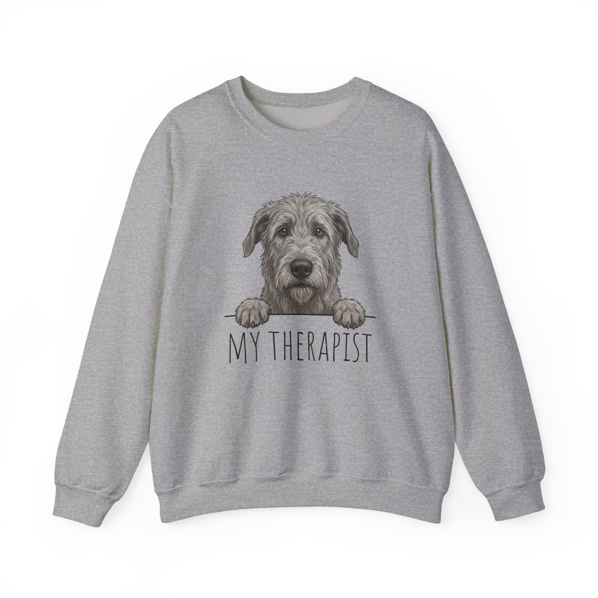 Irish Wolfhound Therapist Crewneck Sweatshirt