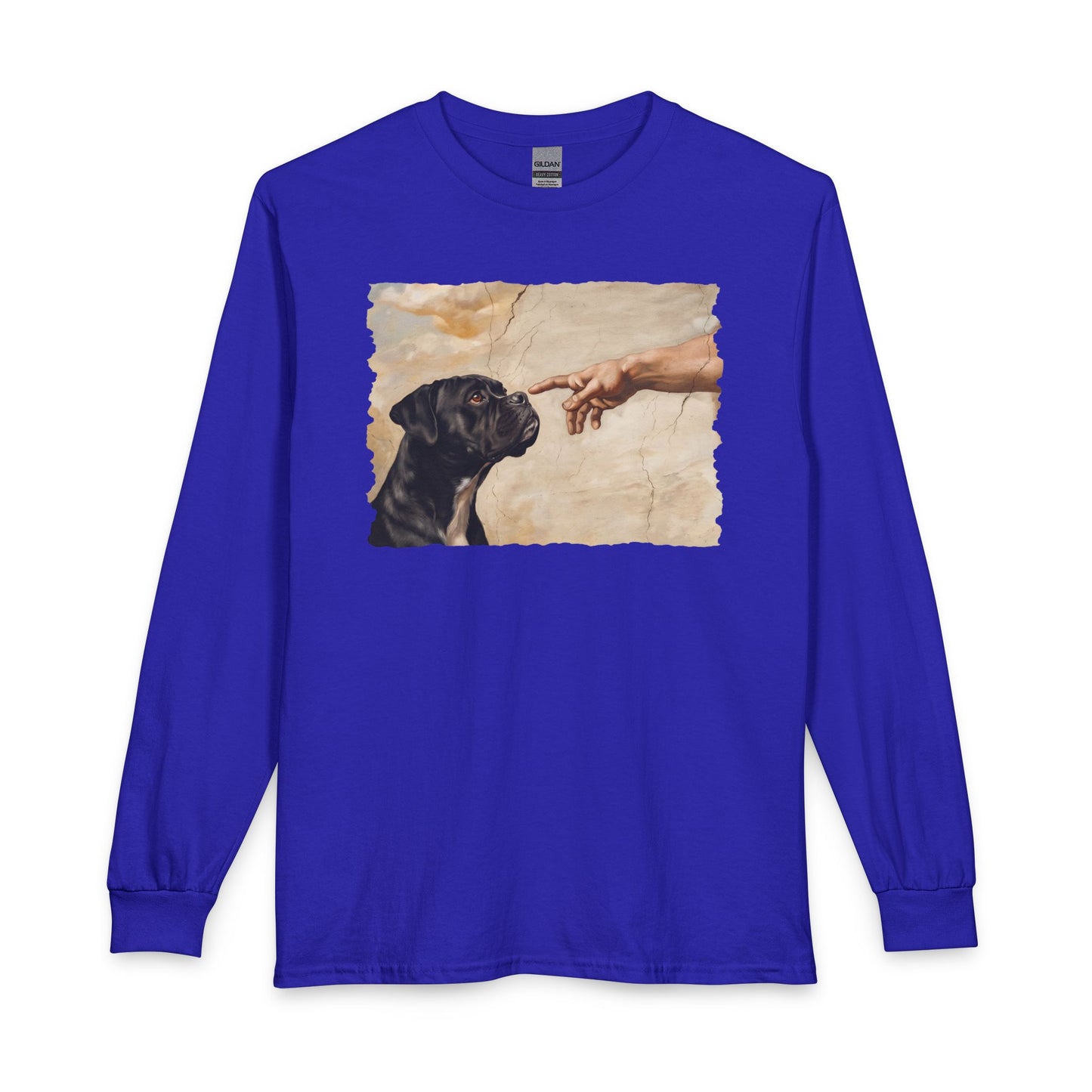 God Creates Black Boxer Long Sleeve