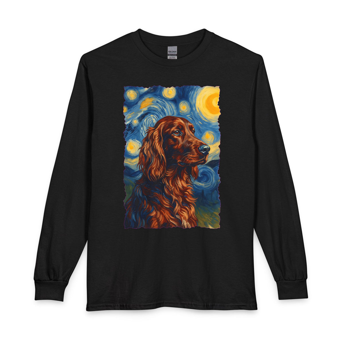 Irish Setter Van Gogh Long Sleeve