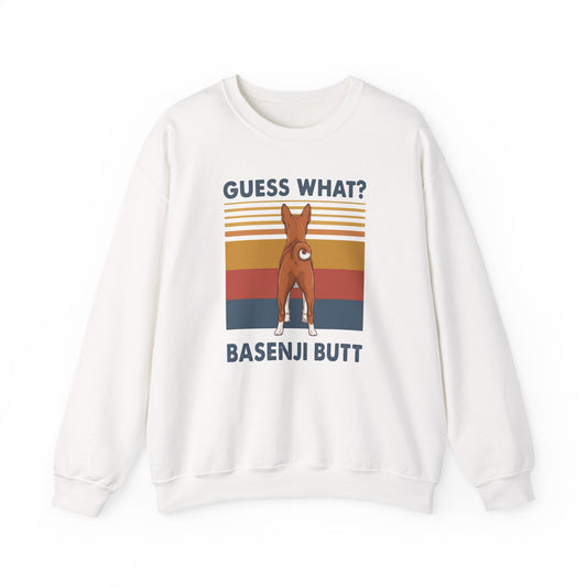 Basenji Guess What Crewneck Sweatshirt