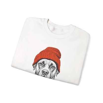 Boxer Beanie Crewneck Sweatshirt