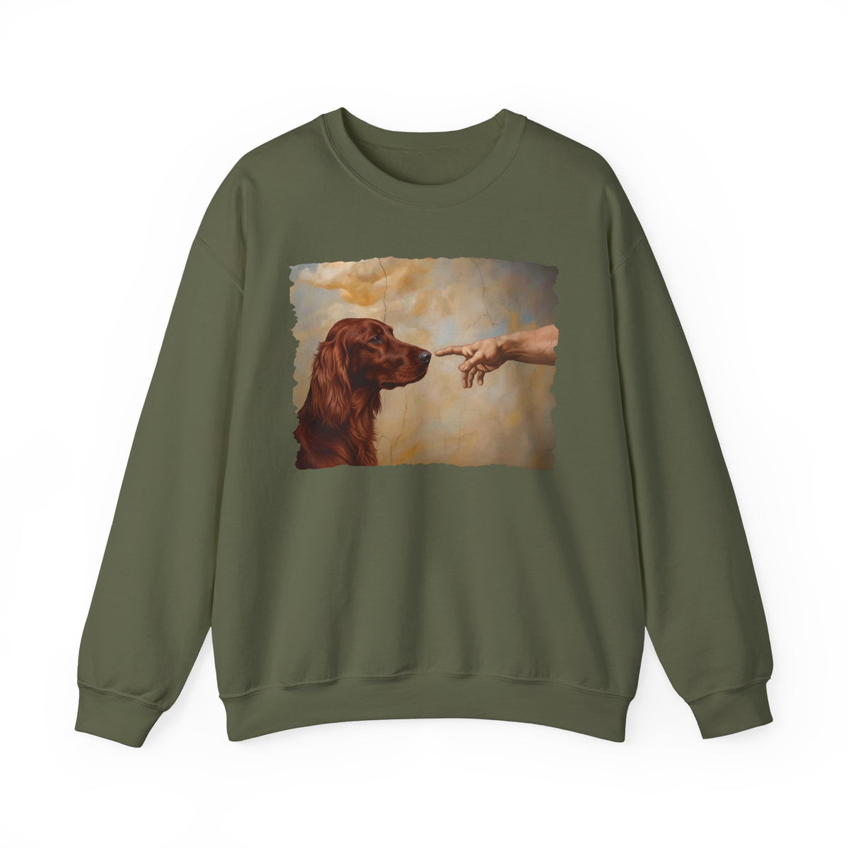 Irish Setter Creation Crewneck Sweatshirt
