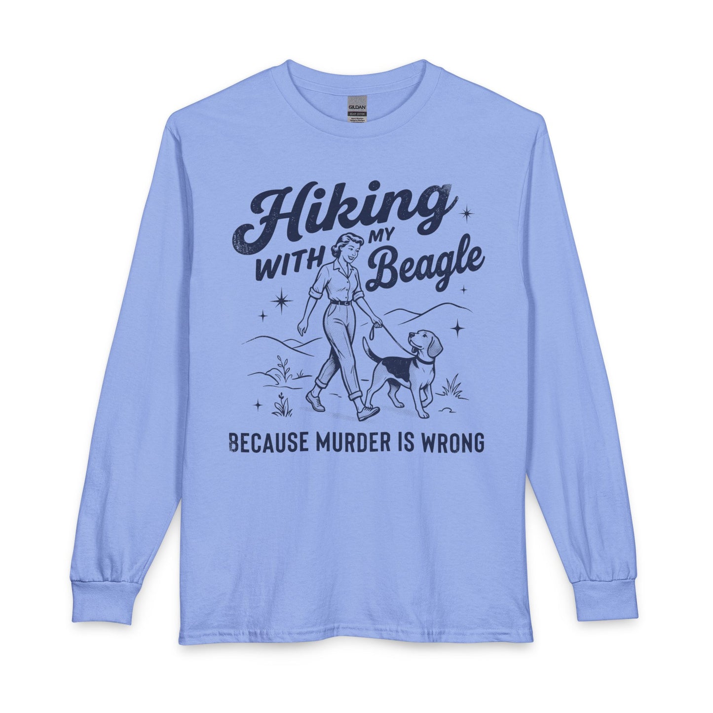 Hiking With My Beagle Long Sleeve