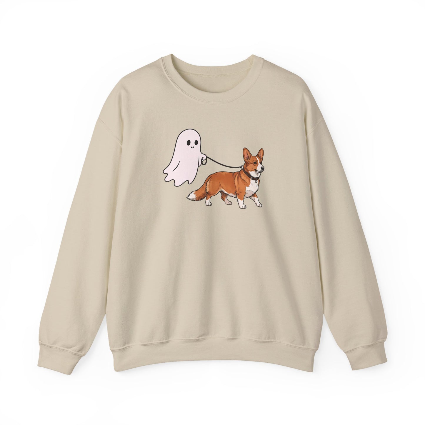 Cardigan Welsh Corgi Red Halloween Crewneck Sweatshirt