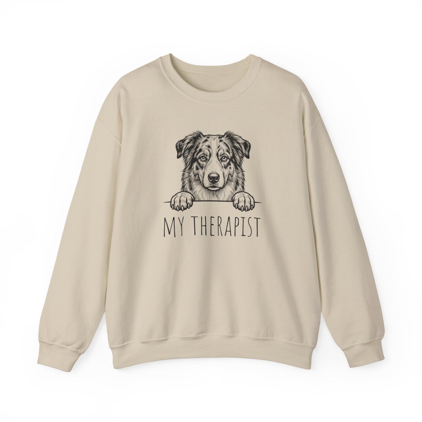 Australian Shepherd Therapist Crewneck Sweatshirt