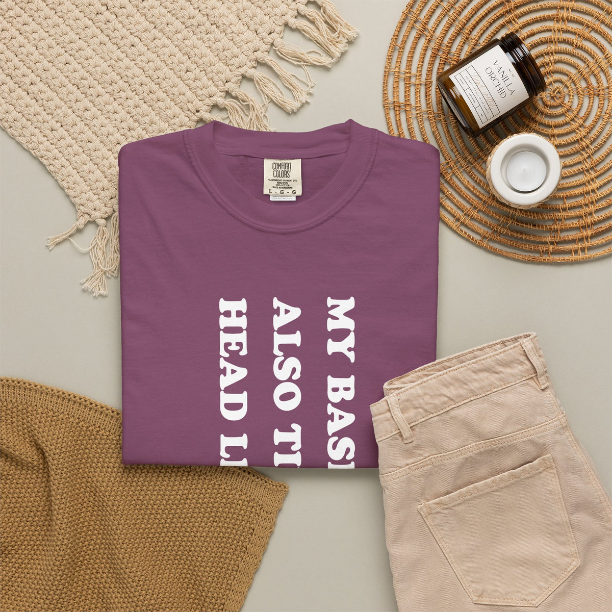 Basenji Tilts Her Head Premium Tee